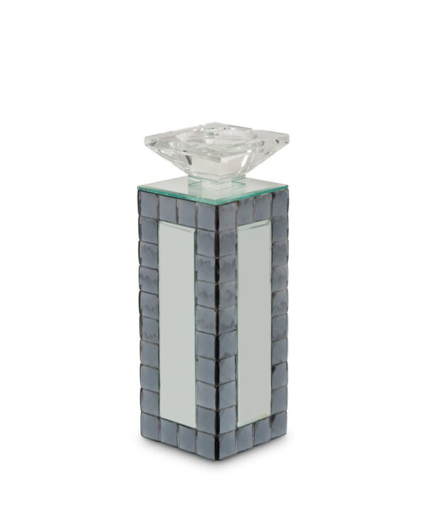 Montreal Mirrored Candle Holder, Medium (6/pack) - Luxe Home Furnishings (Jersey City, NJ)
