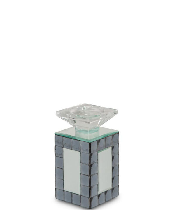 Montreal Mirrored Candle Holder, Small (6/pack) - Luxe Home Furnishings (Jersey City, NJ)