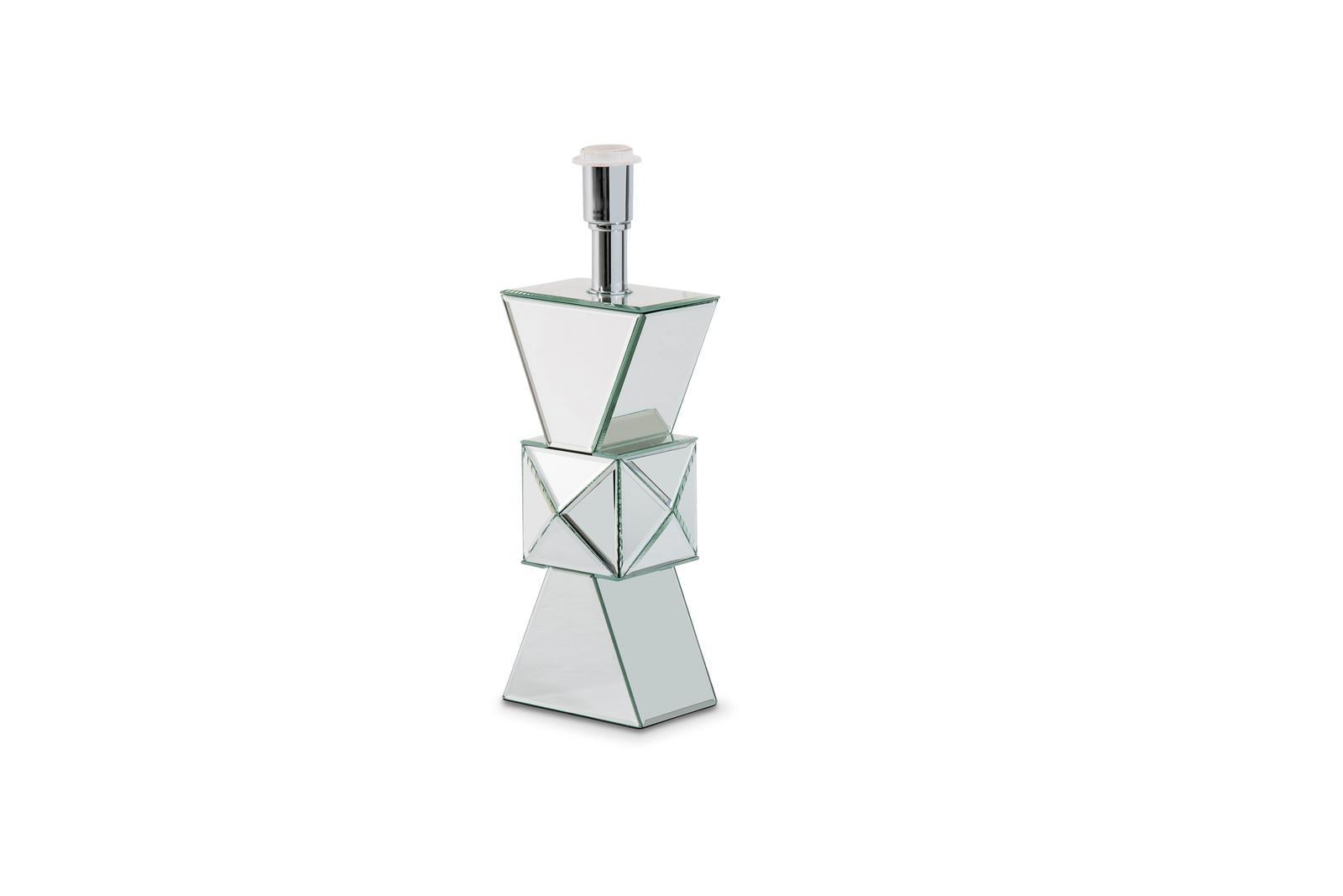 Montreal Mirrored Table Lamp, (2/pack) - Luxe Home Furnishings (Jersey City, NJ)