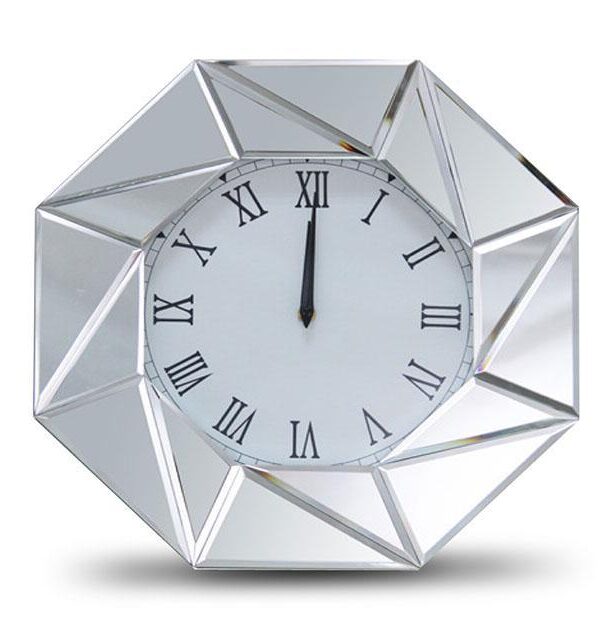 Montreal Octagonal Shaped Clock - Luxe Home Furnishings (Jersey City, NJ)