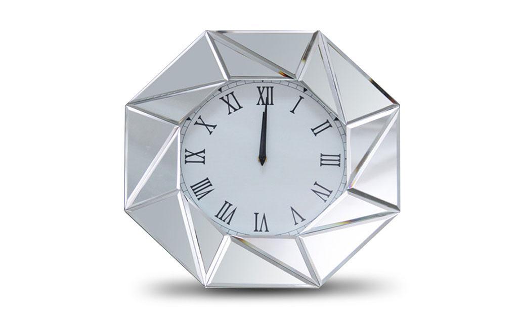 Montreal Octagonal Shaped Clock - Luxe Home Furnishings (Jersey City, NJ)