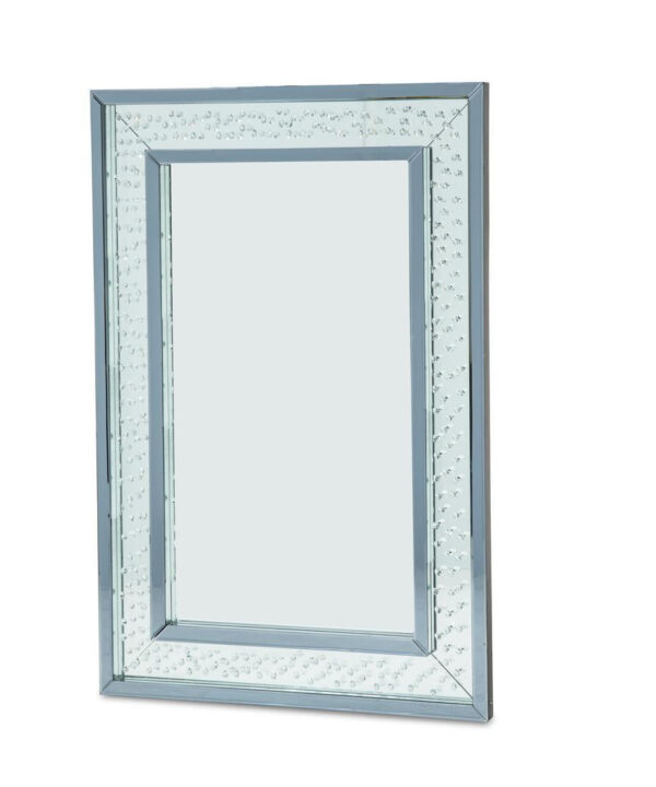 Montreal Rect Wall Decor Crystal Framed Mirror FS-MNTRL261 - Luxe Home Furnishings (Jersey City, NJ)