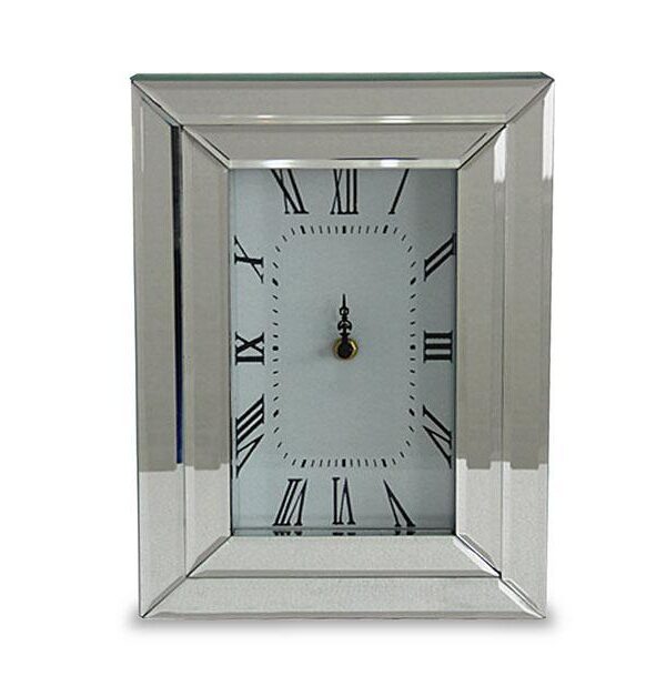 Montreal Rectangular Table Clock - Luxe Home Furnishings (Jersey City, NJ)