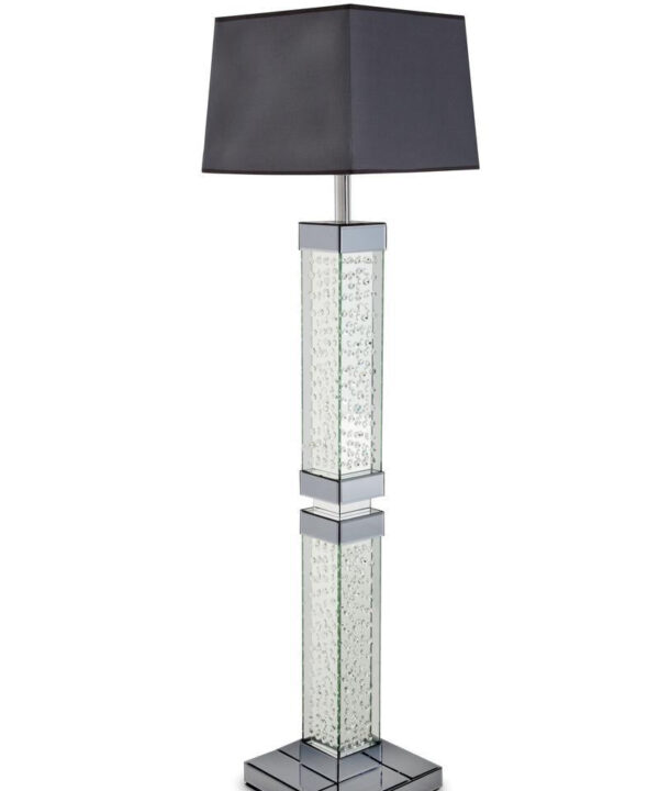 Montreal Slender Table Floor Lamp w/Crystal Accents - Luxe Home Furnishings (Jersey City, NJ)