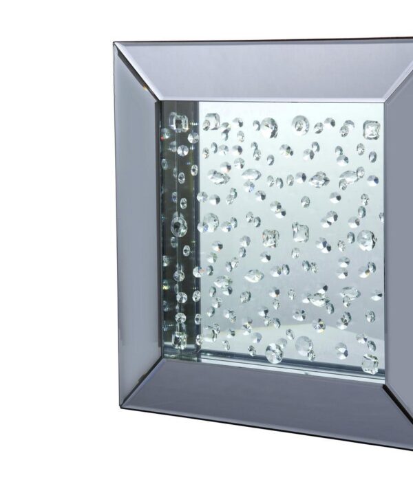Montreal Square Wall Mirror w/Crystals - Luxe Home Furnishings (Jersey City, NJ)