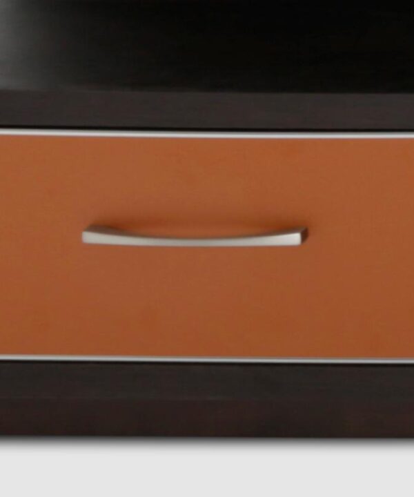 21 Cosmopolitan Left Entertainment Base in Umber/Orange - Luxe Home Furnishings (Jersey City, NJ)
