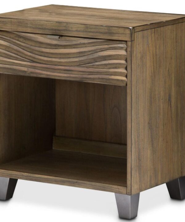 Del Mar Sound Nightstand in Boardwalk - Luxe Home Furnishings (Jersey City, NJ)