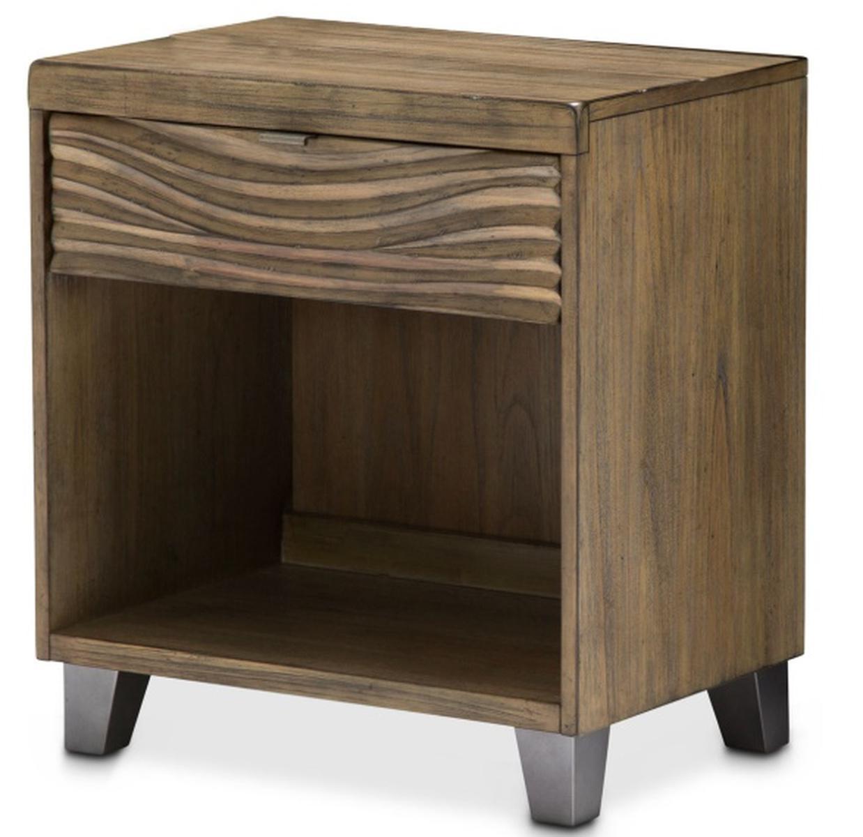 Del Mar Sound Nightstand in Boardwalk - Luxe Home Furnishings (Jersey City, NJ)