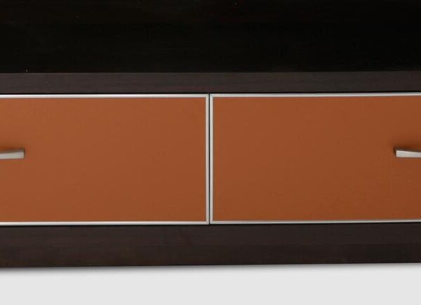 21 Cosmopolitan Right Entertainment Base in Umber/Orange - Luxe Home Furnishings (Jersey City, NJ)
