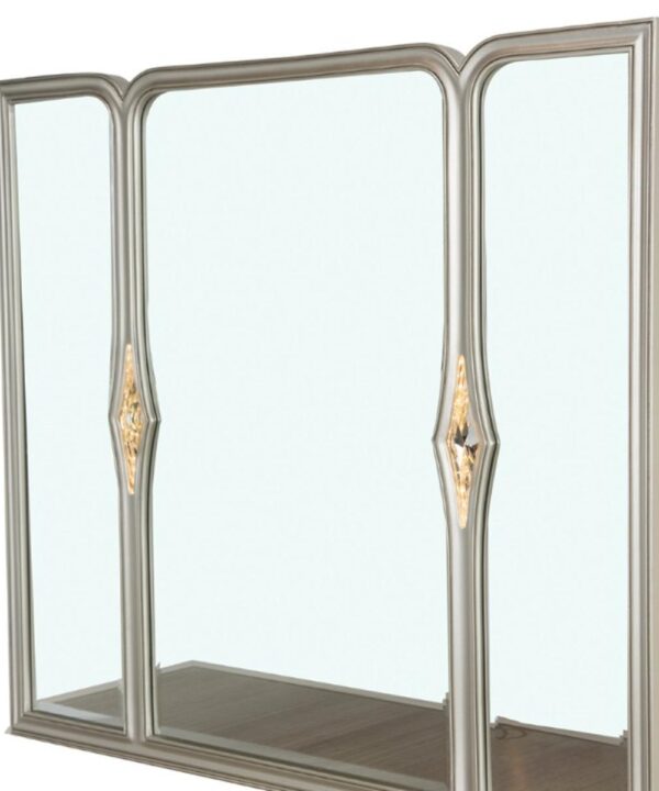 Camden Court Vanity Mirror in Pearl - Luxe Home Furnishings (Jersey City, NJ)