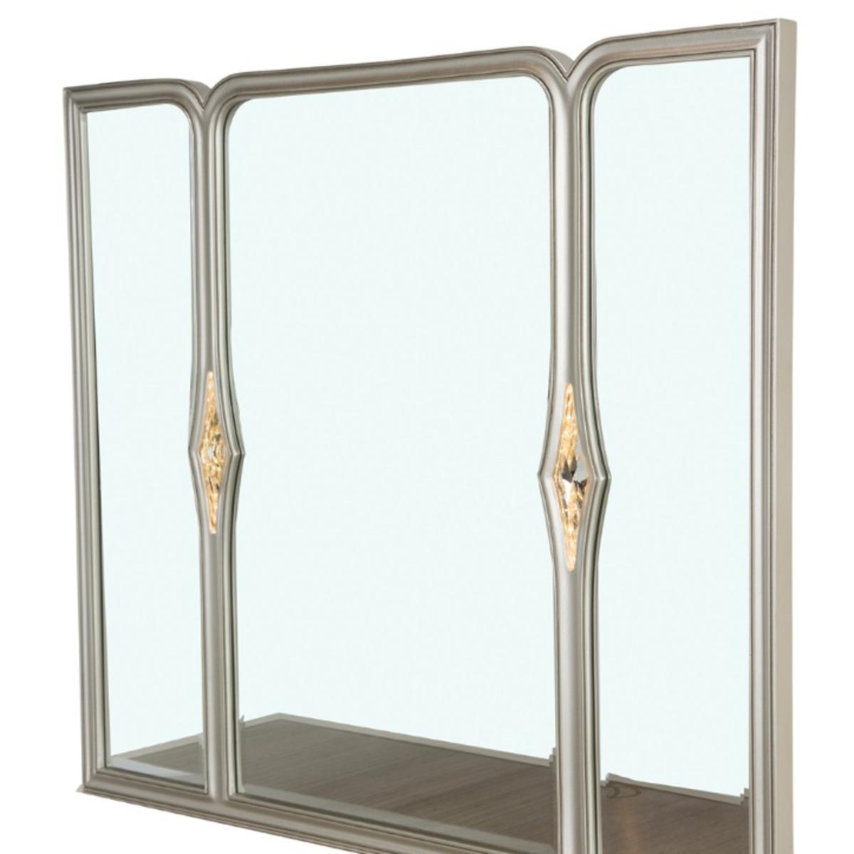 Camden Court Vanity Mirror in Pearl - Luxe Home Furnishings (Jersey City, NJ)