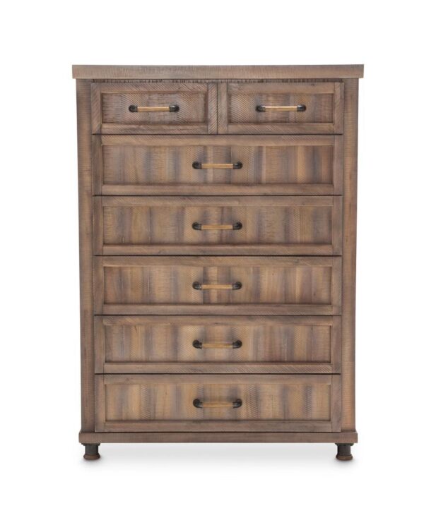 Crossings 6 Drawer Chest in Reclaimed Barn - Luxe Home Furnishings (Jersey City, NJ)