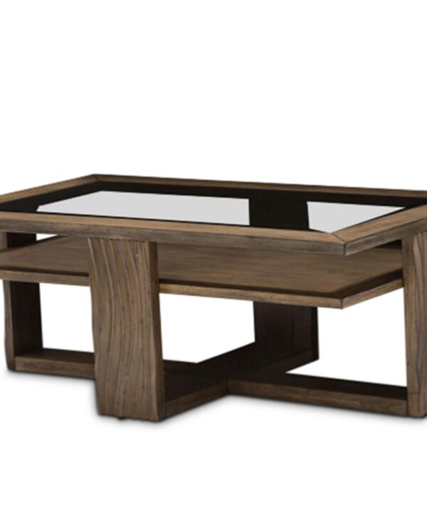 Del Mar Sound Rectangular Cocktail Table in Boardwalk - Luxe Home Furnishings (Jersey City, NJ)