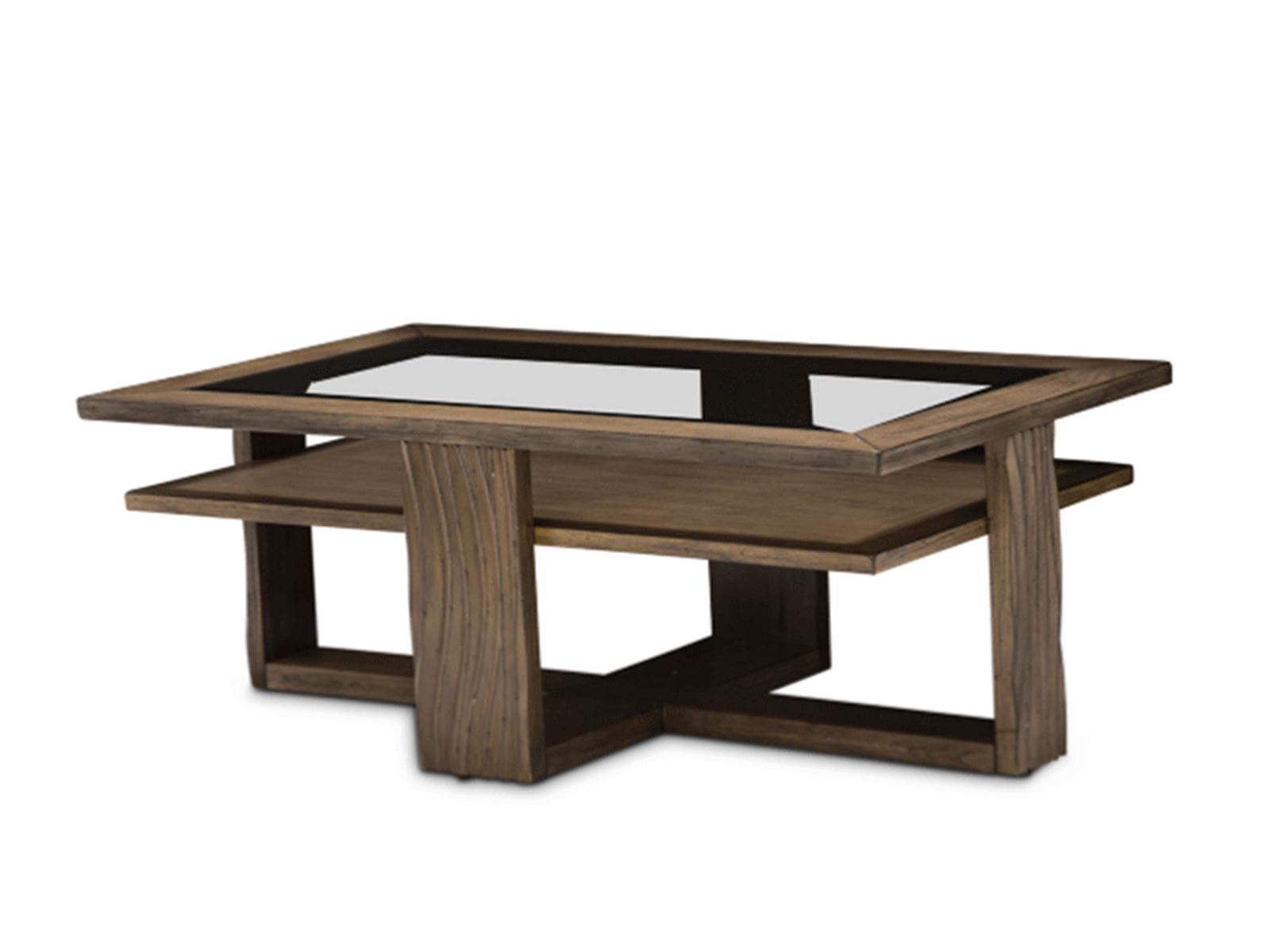 Del Mar Sound Rectangular Cocktail Table in Boardwalk - Luxe Home Furnishings (Jersey City, NJ)