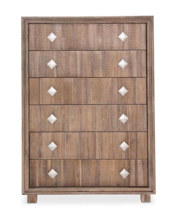 Hudson Ferry 6 Drawer Chest in Driftwood - Luxe Home Furnishings (Jersey City, NJ)