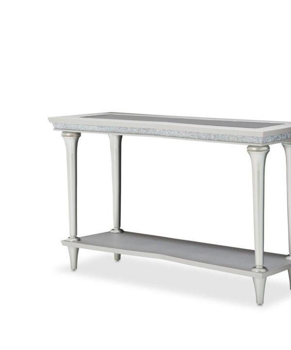 Melrose Plaza Console Table in Dove - Luxe Home Furnishings (Jersey City, NJ)