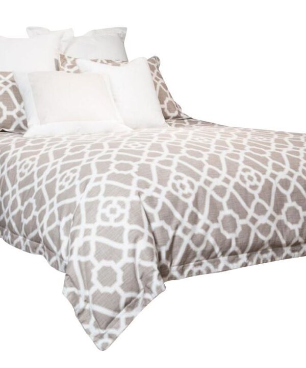 Harper 9-pc Queen Comforter Set in Natural - Luxe Home Furnishings (Jersey City, NJ)