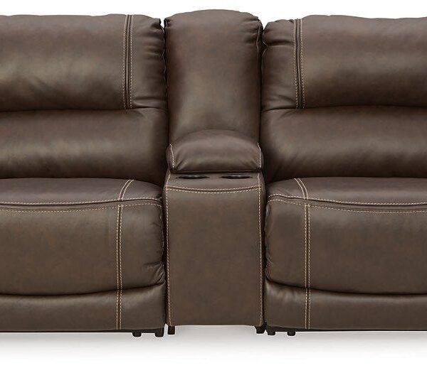 Dunleith Power Reclining Loveseat with Console - Luxe Home Furnishings (Jersey City, NJ)