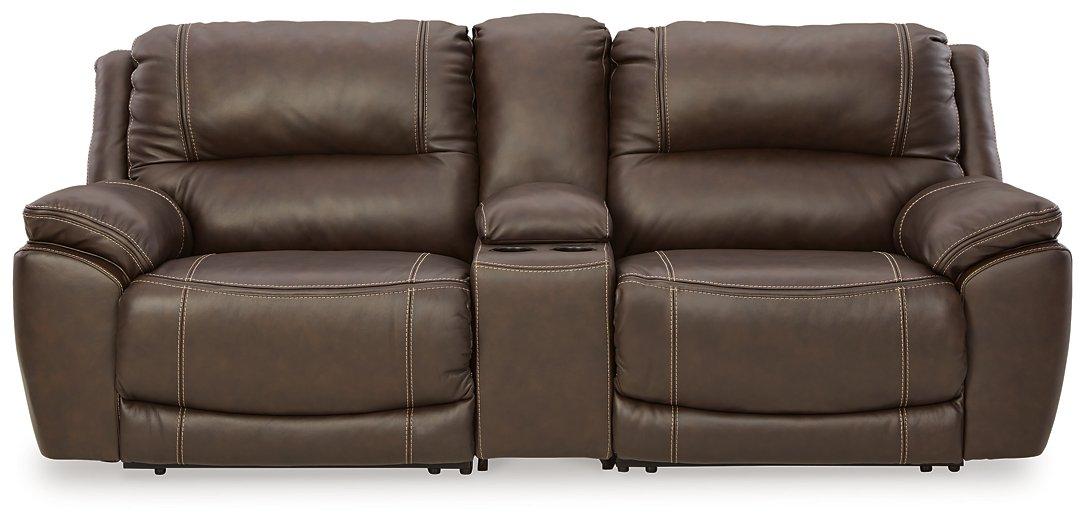 Dunleith Power Reclining Loveseat with Console - Luxe Home Furnishings (Jersey City, NJ)