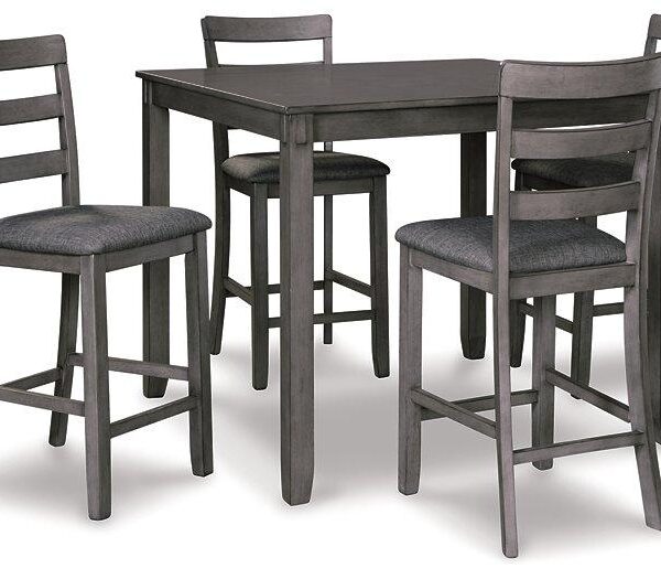 Bridson Counter Height Dining Table and Bar Stools (Set of 5)