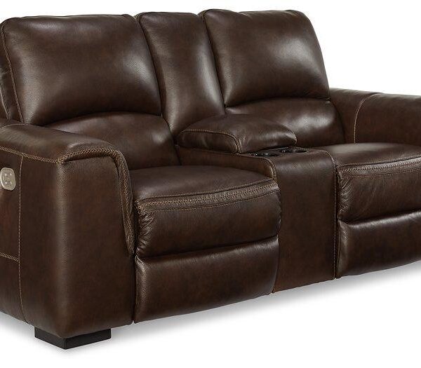 Alessandro Power Reclining Loveseat with Console