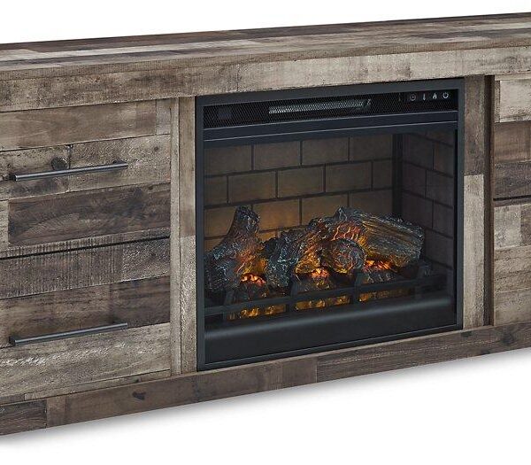 Derekson TV Stand with Electric Fireplace image