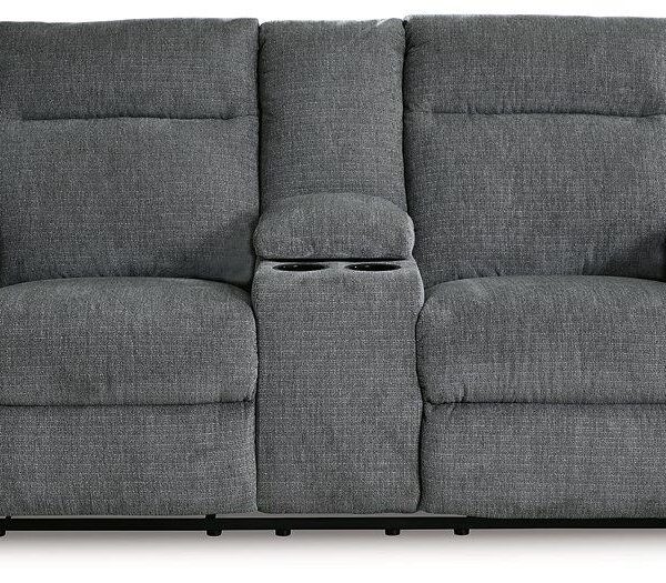 Barnsana Power Reclining Loveseat with Console image