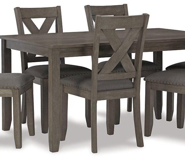 Caitbrook Dining Table and Chairs (Set of 7)