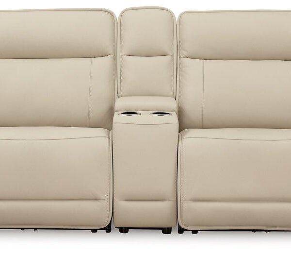 Double Deal Power Reclining Loveseat Sectional with Console image