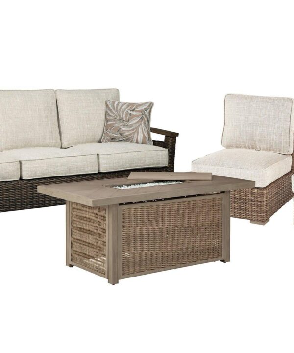 Beachcroft Outdoor Sofa, Lounge Chairs and Fire Pit