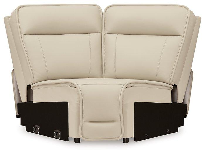 Double Deal Reclining Sectional with Console - Luxe Home Furnishings (Jersey City, NJ)