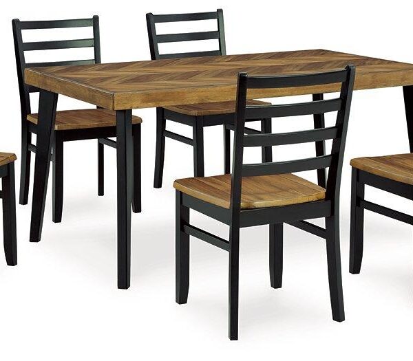 Blondon Dining Table and 6 Chairs (Set of 7)