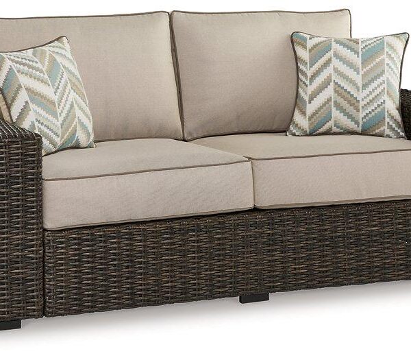 Coastline Bay Outdoor Loveseat with Cushion