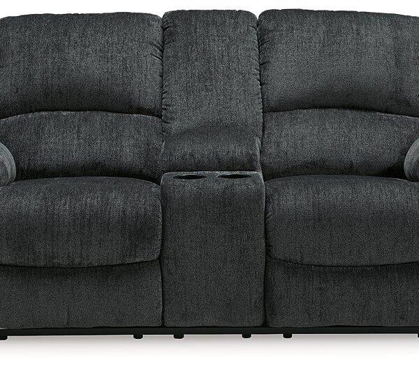 Draycoll Reclining Loveseat with Console