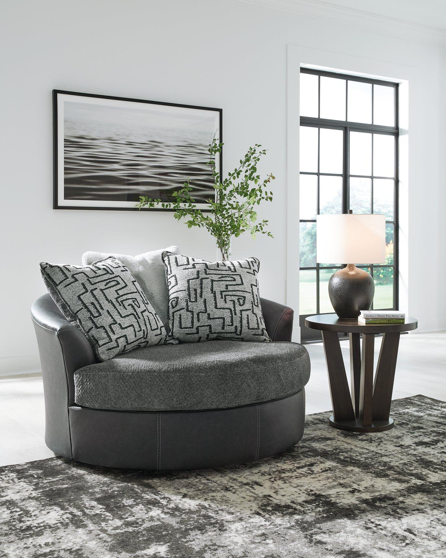 Brixley Pier Oversized Swivel Accent Chair - Image 2