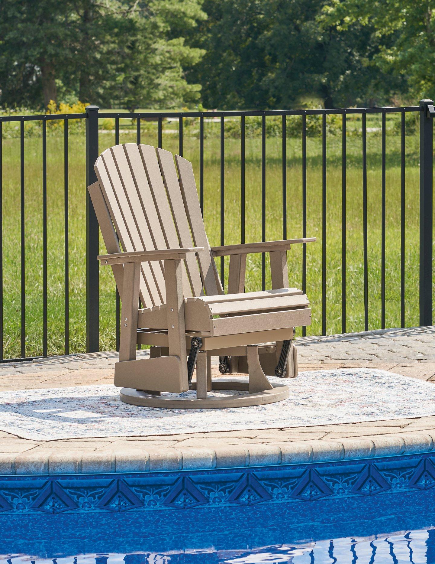 Hyland wave Outdoor Swivel Glider Chair - Image 9