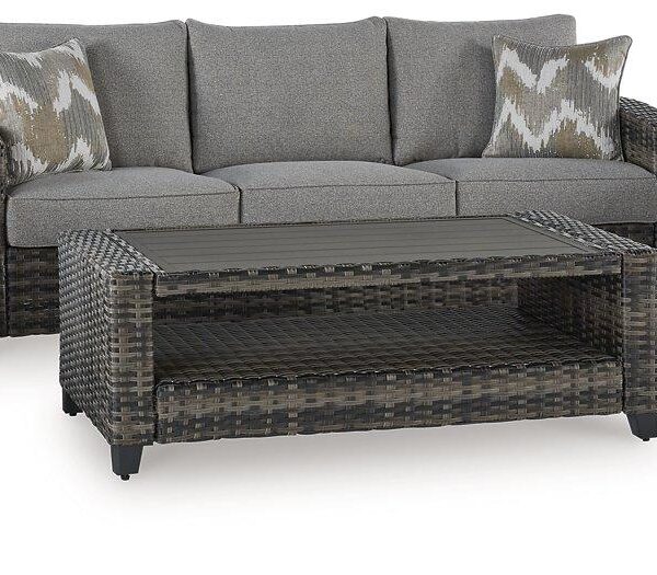 Oasis Court Outdoor Sofa/Chairs/Table Set (Set of 4) image