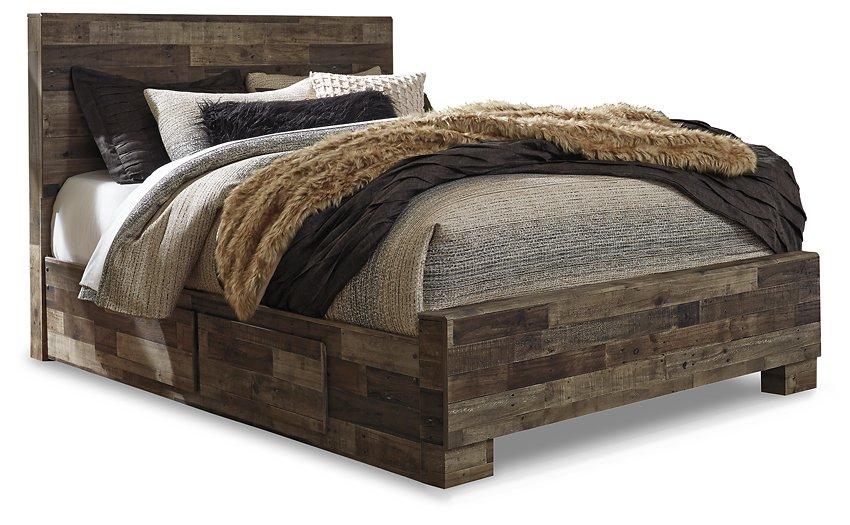 Derekson Bed with 2 Side Storage - Luxe Home Furnishings (Jersey City, NJ)