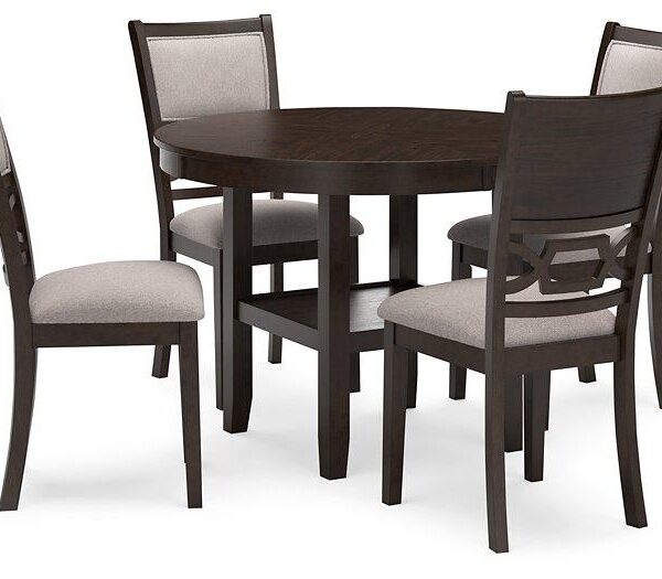 Langwest Dining Table and 4 Chairs (Set of 5) image