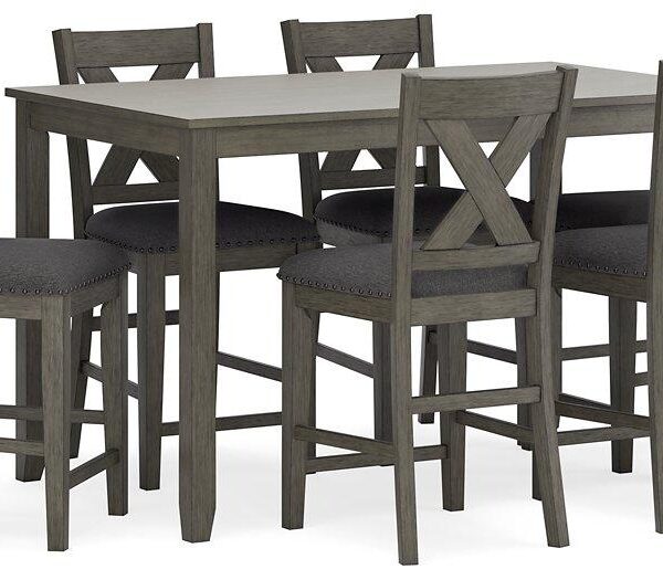 Caitbrook Counter Height Dining Table and Bar Stools (Set of 7)