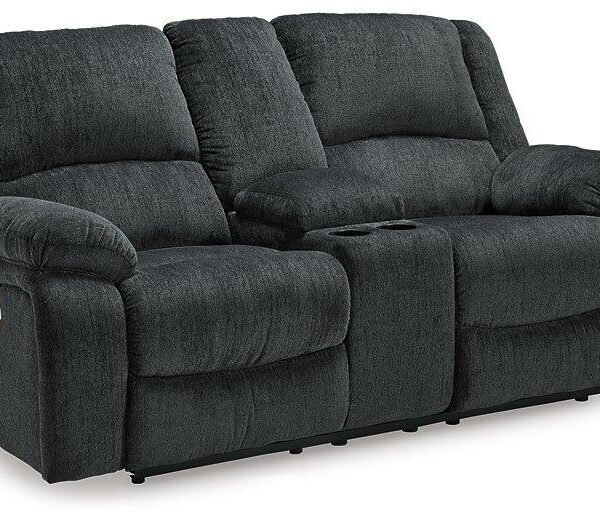 Draycoll Power Reclining Loveseat with Console - Luxe Home Furnishings (Jersey City, NJ)