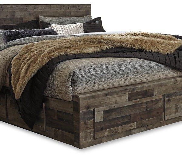 Derekson Bed with 4 Storage Drawers image