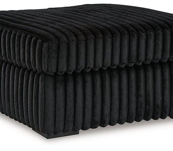 Midnight-Madness Oversized Accent Ottoman