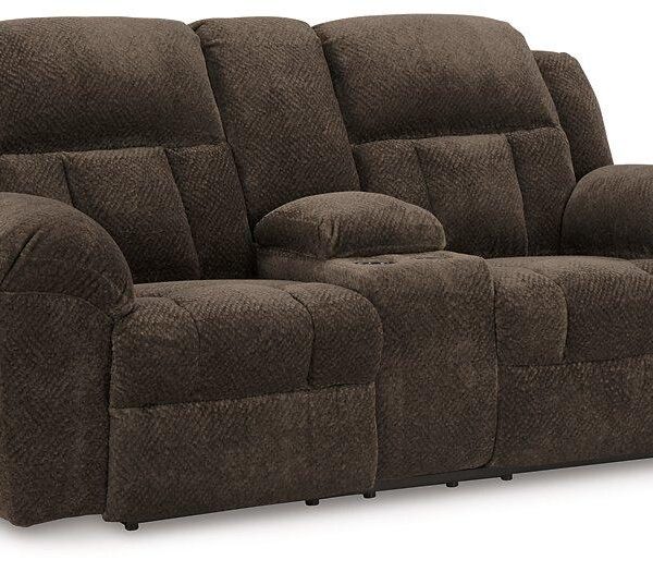 Frohn Reclining Loveseat with Console