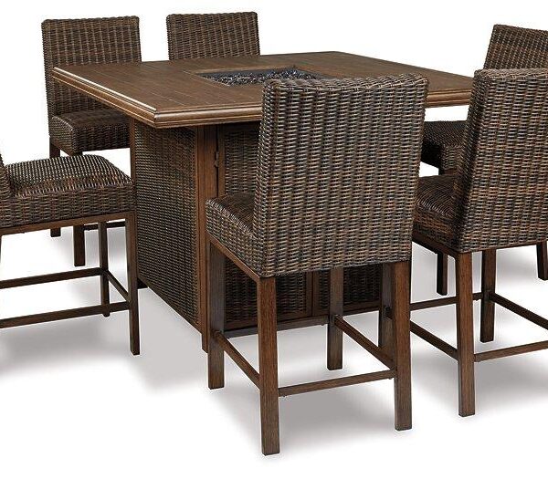 Paradise Trail Outdoor Bar Table Set image