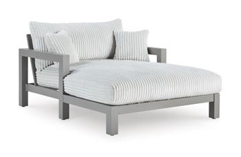 Hurley Park Outdoor Chaise Lounge with Cushion - Image 3