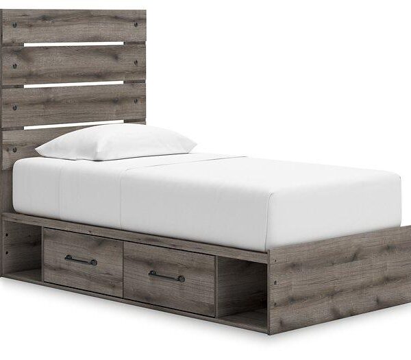 Graystorm Bed with Storage