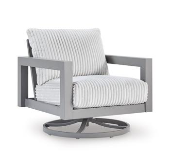 Hurley Park Outdoor Swivel Chair with Cushion - Luxe Home Furnishings (Jersey City, NJ)
