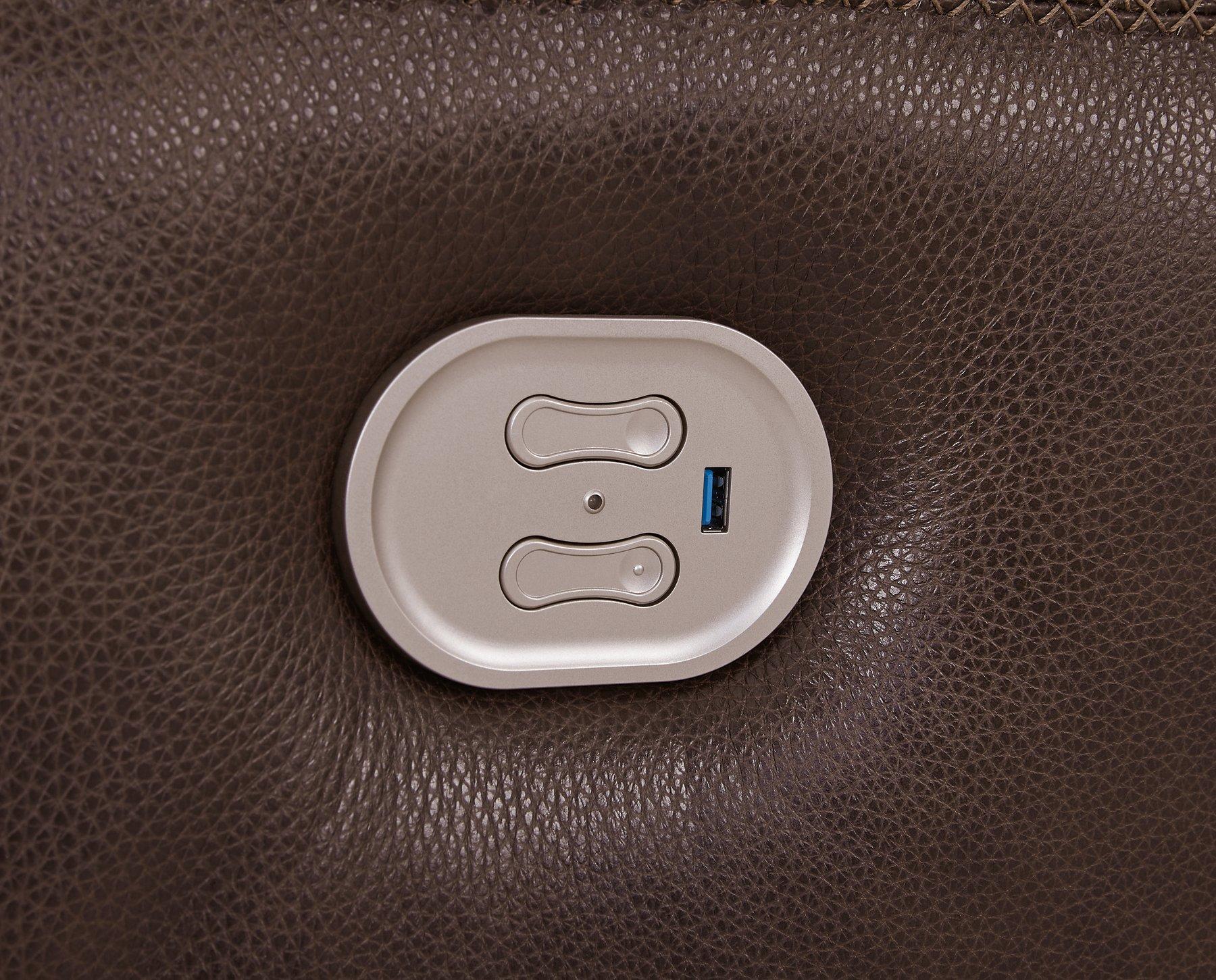 Alessandro Power Reclining Loveseat with Console - Image 10