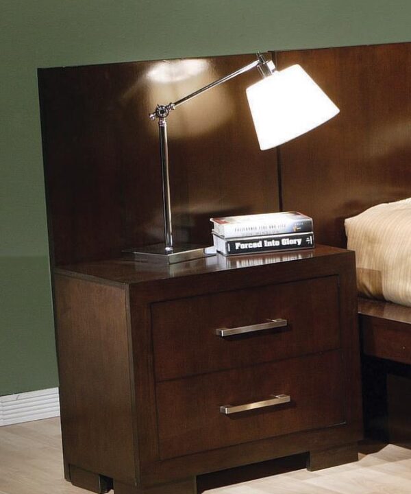 Jessica Nightstand Panels Cappuccino (Set of 2) - Luxe Home Furnishings (Jersey City, NJ)